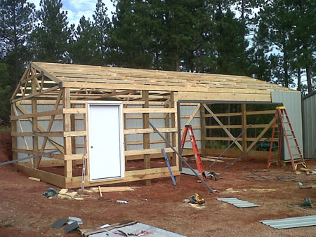 Building 32 Frame 2010-2011 Michels Post Frame Bulidings